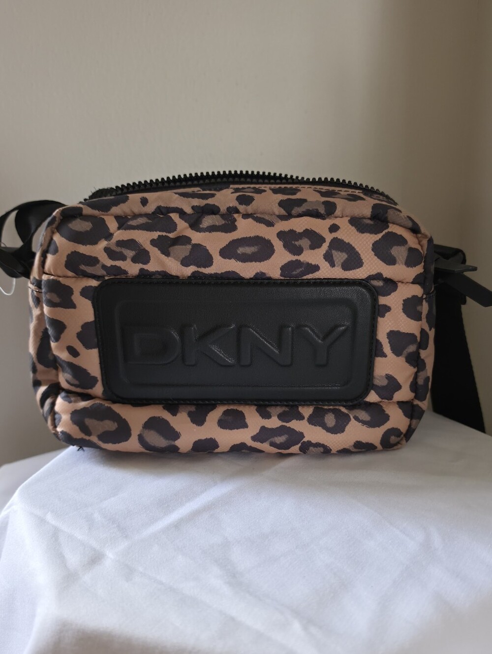 DKNY Torie Leopard Camera Crossbody